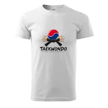 Taekwondo pás a rozlomená deska eat sleep repeat