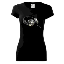 DJ sluchátka zlatá