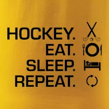 Pozemný hokej eat sleep repeat Pozemný hokej eat sleep repeat