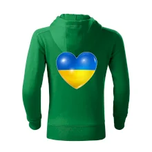 Ukrajina srdce vlajka Ukrajina srdce vlajka