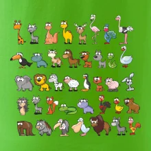 Tričko plné zvieratiek