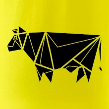 Origami krava z boku