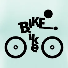 Bike nápis postava Bike nápis postava