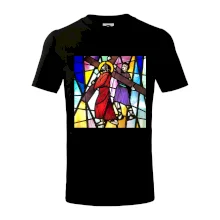 Vitráž - Ježiš a kríž