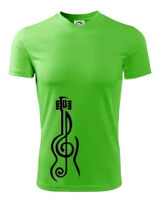 Husľový kľúč gitara