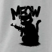 Meow mačka so zbraňou
