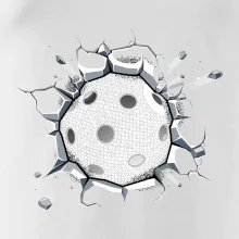 Florbal lopta v triku