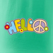 Hello hippie symbol