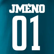 Futbalový dres - vlastné meno a číslo