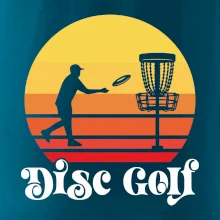 Disc golf postava vintage Disc golf postava vintage