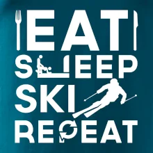 Eat sleep ski repeat
