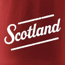 Scotland Vintage nápis