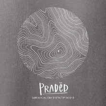 Praděd - vrstevnice v kruhu