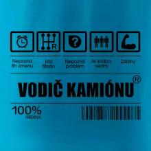 Čiarový kód - Vodič kamiónu Čiarový kód - Vodič kamiónu