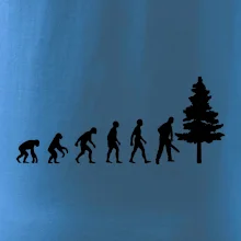 Evolúcia drevorubač - píla a strom