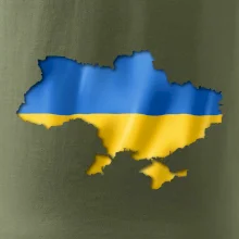 Ukrajina vlajka mapa Ukrajina vlajka mapa