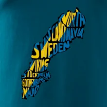 Mapy - názvy miest - Švédsko