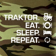 Traktor eat sleep repeat