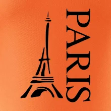 Paris nápis Eiffelovka na výšku