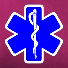 Rescue - Hviezda na prsníku + nápis na chrbte