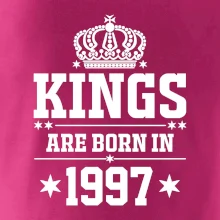 Kings are born in 1997 Kings are born in 1997