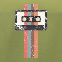 Retro kazeta - pruhy