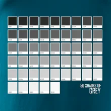 50 farebných odtieňov šedej