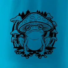 Goblincore čierna hubožaba