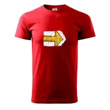 Párová turistická značka žlutá