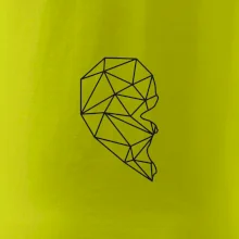 Párový motív srdca geometrie - ONA