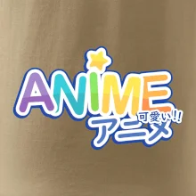 Anime nápis dúhový