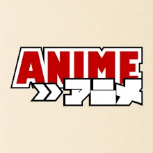 Anime nápis červený