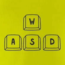 WASD klávesy - prso