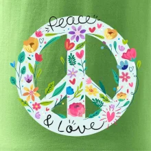Peace and love symbol