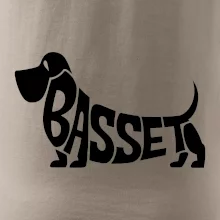 Basset nápis v tele