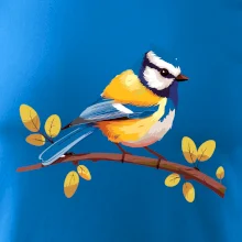 Sýkorka modrinka kreslená