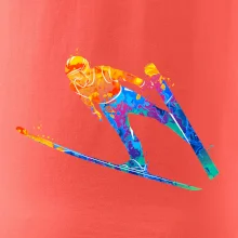 Skokan na lyžiach splash