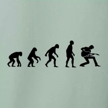 Evolúcia gitarista - kľačiaci
