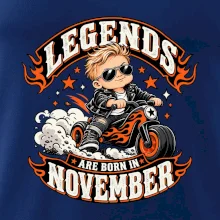 Legendy se rodí v listopadu malý motorkář na odrážedle
