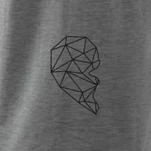 Párový motív srdca geometrie - ONA