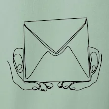 Obálka pôšták jedným ťahom