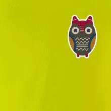 Folklór na prsníku sova