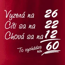 Vyzerá, cíti sa, chová sa - 60 rokov