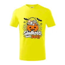 Sladkosť alebo žart tekvicový košík