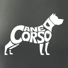 Cane corso nápis v tele