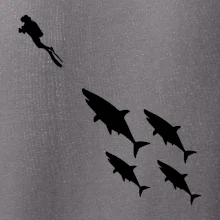 Potápač žraloky Potápač žraloky