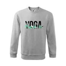 Yoga nápis farebný