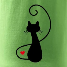 Zamilovaná mačka spredu