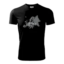 Mapa Európy - srdce v Ukrajine Mapa Európy - srdce v Ukrajine