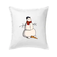 Snehuliak so spadnutým nosom